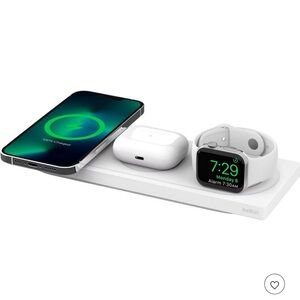 Belkin BOOSTCHARGE PRO 3-in-1 Charging Pad - White